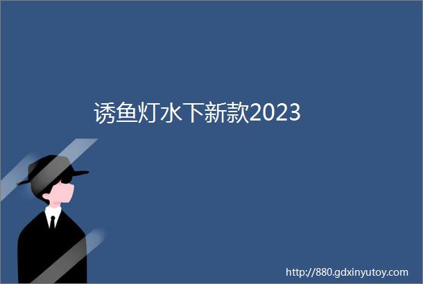 诱鱼灯水下新款2023