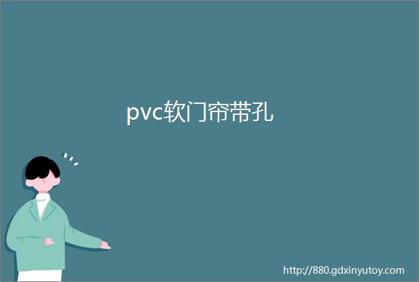 pvc软门帘带孔